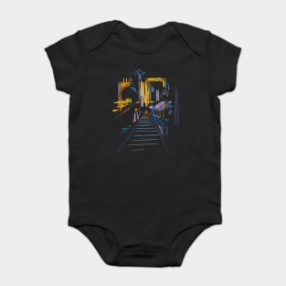 Abstract Architecture Baby Bodysuit